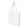 Madras 140 g/m² GRS recycled cotton gusset tote bag Standard | White | No Branding | not available | not available | not available
