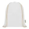 Oregon 140 g/m² GRS recycled cotton drawstring bag Standard | white | No Branding | not available | not available | not available