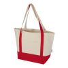 Sam 320 g/m² GRS recycled cotton tote bag Standard | Red-Natural | No Branding | not available | not available | not available