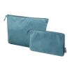 Swift GRS recycled velvet toiletry bag set Deep Sea Green | not available