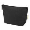 Odisha 180 g/m² OCS organic toiletry bag 1L  Solid black