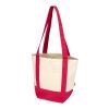 Sam 320 g/m² GRS recycled mini cotton tote bag Standard | Red-Natural | No Branding | not available | not available | not available