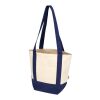 Sam 320 g/m² GRS recycled mini cotton tote bag Standard | Navy-Natural | No Branding | not available | not available | not available