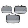 Jet GRS recycled packing cubes - set of 3 Grey
