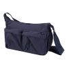 Calli 13" GRS recycled nylon laptop messenger bag Navy