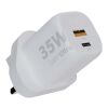 Xtorm XEC035 GaN² Ultra 35W wall charger - UK plug Standard | white | No Branding | not available | not available