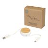 Chechia 5-in-1 recycled plastic 100 cm retractable data sync and 45W fast charge cable Standard | White | not available | No Branding | not available | not available