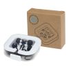 Baekdu wired Type-C headset with recycled plastic storage box Standard | Black | No Branding | not available | not available