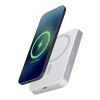 Avis 10.000 mAh RCS recycled aluminium magnetic power bank  Silver
