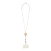 Adhab smartphone lanyard with bamboo details Standard | white | No Branding | not available | not available | not available
