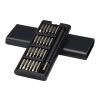 Orvix recycled plastic precision repair tool set Solid black