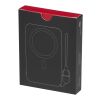 SMART 5000 mAh recycled plastic magnetic power bank with lanyard Solid black