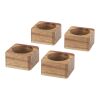 Napora acacia wood napkin ring holders Wood