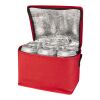 Spectrum 6-can recycled non-woven cooler bag 4L Standard | Red | not available | No Branding | not available | not available