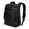 Chillpack 18-can GRS recycled cooler backpack 16L Standard | Solid black | No Branding | not available | not available | not available