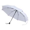 Agnes 21" foldable auto open RPET umbrella White