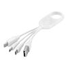 Troup 4-in-1 charging cable with type-C tip Standard | White | Not applicable | No Branding | not available | not available | not available