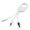Troop 3-in-1 charging cable Standard | White | No Branding | not available | not available | not available