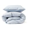 VINGA Montgomery premium cotton bed linen, 4 pcs set blue | No Branding