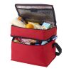 Oslo 2-zippered compartments cooler bag Standard | Red | No Branding | not available | not available | not available