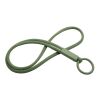 Tubyard lanyard with recycled plastic tube Olive | No Branding | not available | not available