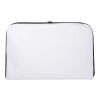 Mila 17" sublimation laptop sleeve  Solid black-White | Not applicable | No Branding | not available | not available