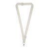 Liv adjustable sublimation RPET lanyard white-white | No Branding | not available | not available