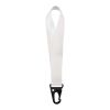 Leif sublimation RPET mini lanyard with carabiner White | No Branding | not available | not available