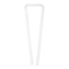 Kord RPET lanyard with paper badge  White | 20mm