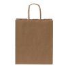 Kraft 80 g/m2 paper bag with twisted handles - small Kraft brown | No Branding | not available | not available