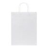 Kraft 80 g/m2 paper bag with twisted handles - medium white | No Branding | not available | not available