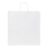 Kraft 80-90 g/m2 paper bag with twisted handles - X large White | Not applicable | No Branding | not available | not available