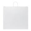 Kraft 90-100 g/m2 paper bag with twisted handles - XX large white | No Branding | not available | not available