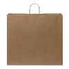 Kraft 90-100 g/m2 paper bag with twisted handles - XX large Kraft brown | not available | No Branding | not available | not available