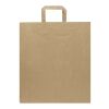 Kraft 80-90 g/m2 paper bag with flat handles - 32 x 17 x 39 cm Kraft brown | No Branding | not available | not available