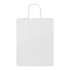 Kraft 80-90 g/m2 paper bag with twisted handles - 25 x 15 x 32 cm White | No Branding | not available | not available