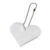 RFX™ H-16 heart reflective PVC hanger White | No Branding | not available | not available