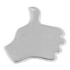 RFX™ S-12 thumb reflective PVC sticker White | No Branding | not available | not available