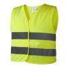 Reflective kids safety vest HW1 (XS) Neon yellow | Not applicable | No Branding | not available | not available
