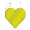RFX™ heart reflective PVC hanger Neon yellow | Not applicable | No Branding | not available | not available