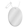 RFX™ oval reflective PVC hanger White | No Branding | not available | not available
