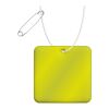RFX™ square reflective PVC hanger Neon yellow | not available | No Branding | not available | not available