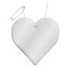 RFX™ H-16 heart-shaped lightweight reflective PVC hanger white | No Branding | not available | not available