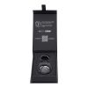 SCX.design A12 round smart tag with keychain Solid black