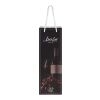 Handmade 170 g/m2 integra paper wine bottle bag with plastic handles white | No Branding | not available | not available