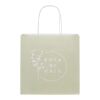 Kraft 120 g/m2 paper bag with twisted handles - small white | No Branding | not available | not available