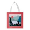 Smartfold 230 g/m2 paper bag with ribbon handles and matt lamination -  24 x 10 x 24 cm White