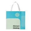 Smartfold 230 g/m2 paper bag with ribbon handles and matt lamination -  31 x 12 x 31 cm White