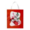 Smartfold 230 g/m2 paper bag with ribbon handles and matt lamination -  31 x 12 x 39 cm White