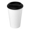 Americano 350 ml insulated tumbler White-Solid black | No Branding | not available | not available